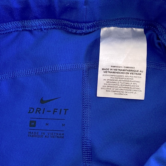 Nike women’s cropped leggings Kentucky Royal Blue Medium - Picture 3 of 3